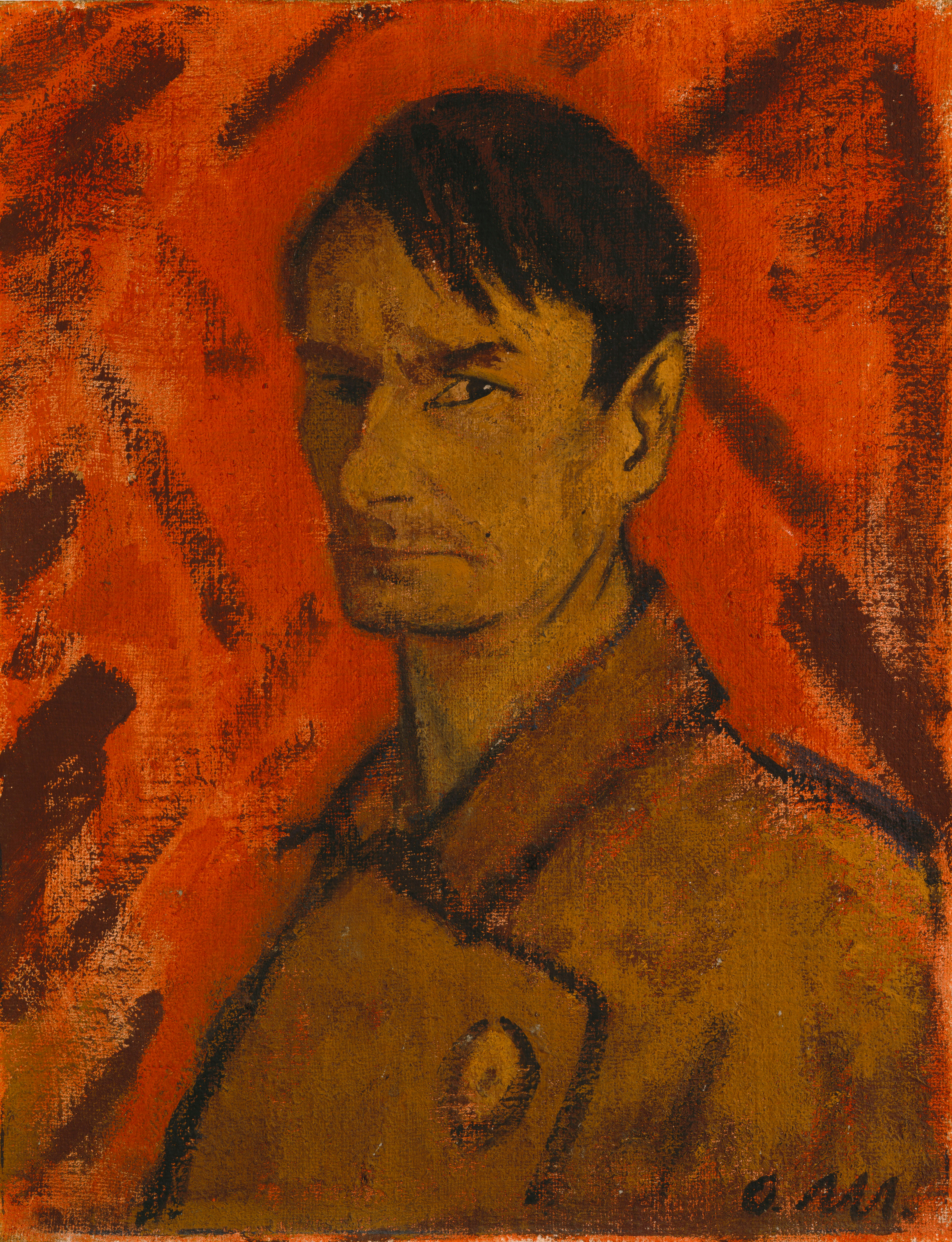 Otto Mueller, Self-portrait