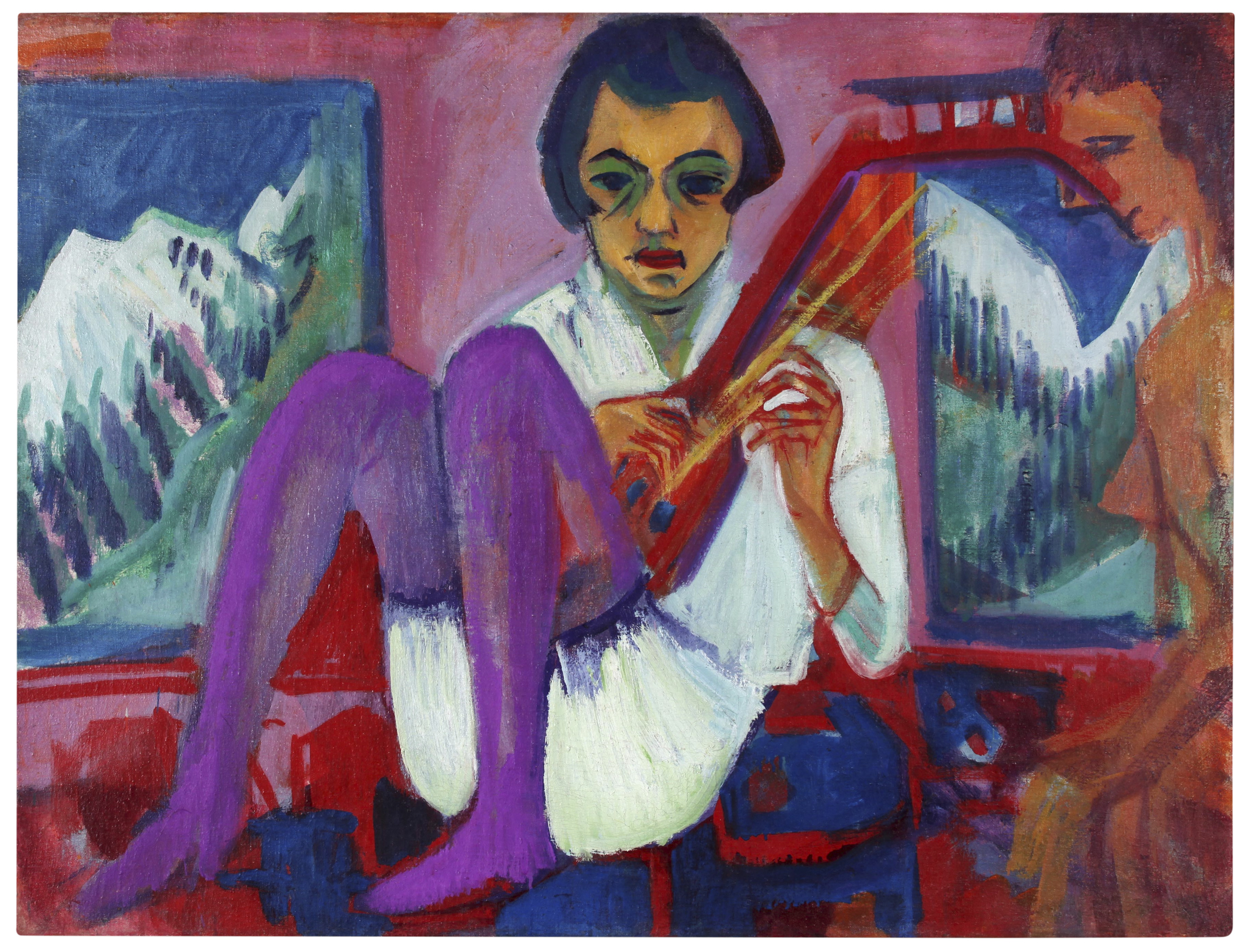 Mandolinistin, Ernst Ludwig Kirchner