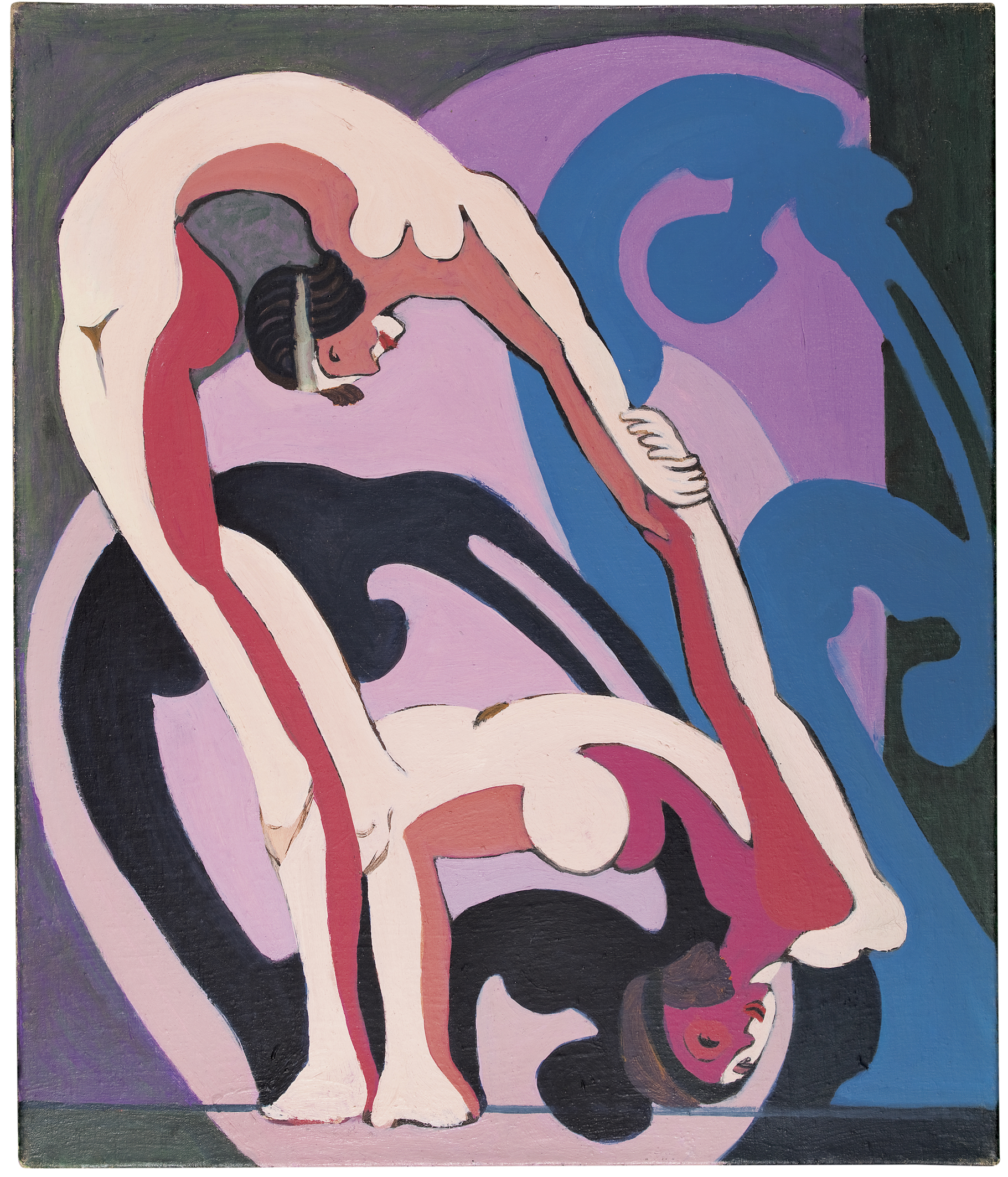 Akrobatenpaar – Plastik, Ernst Ludwig Kirchner