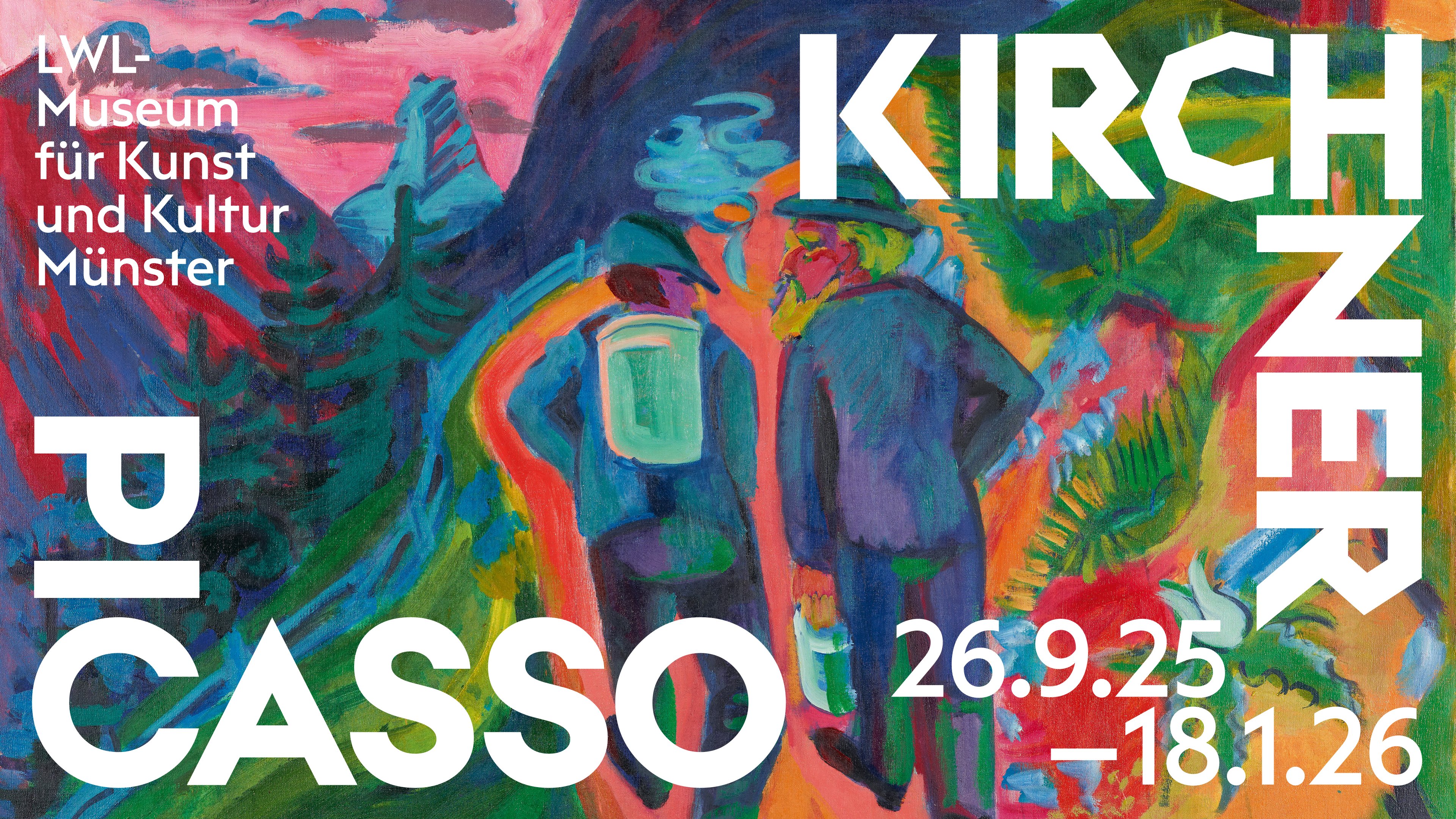 Kirchner. Picasso Kampagnenmotiv