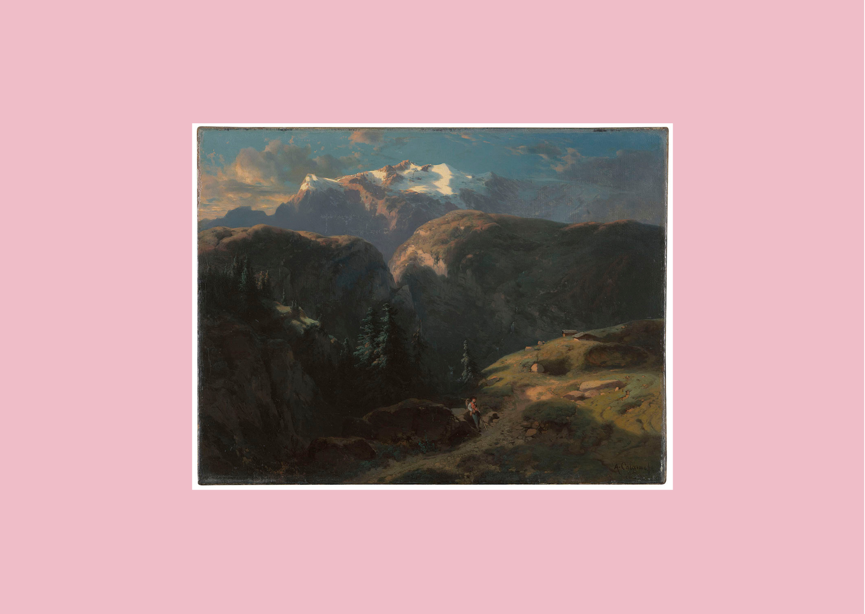 Alexandre Calame – Das Wetterhorn