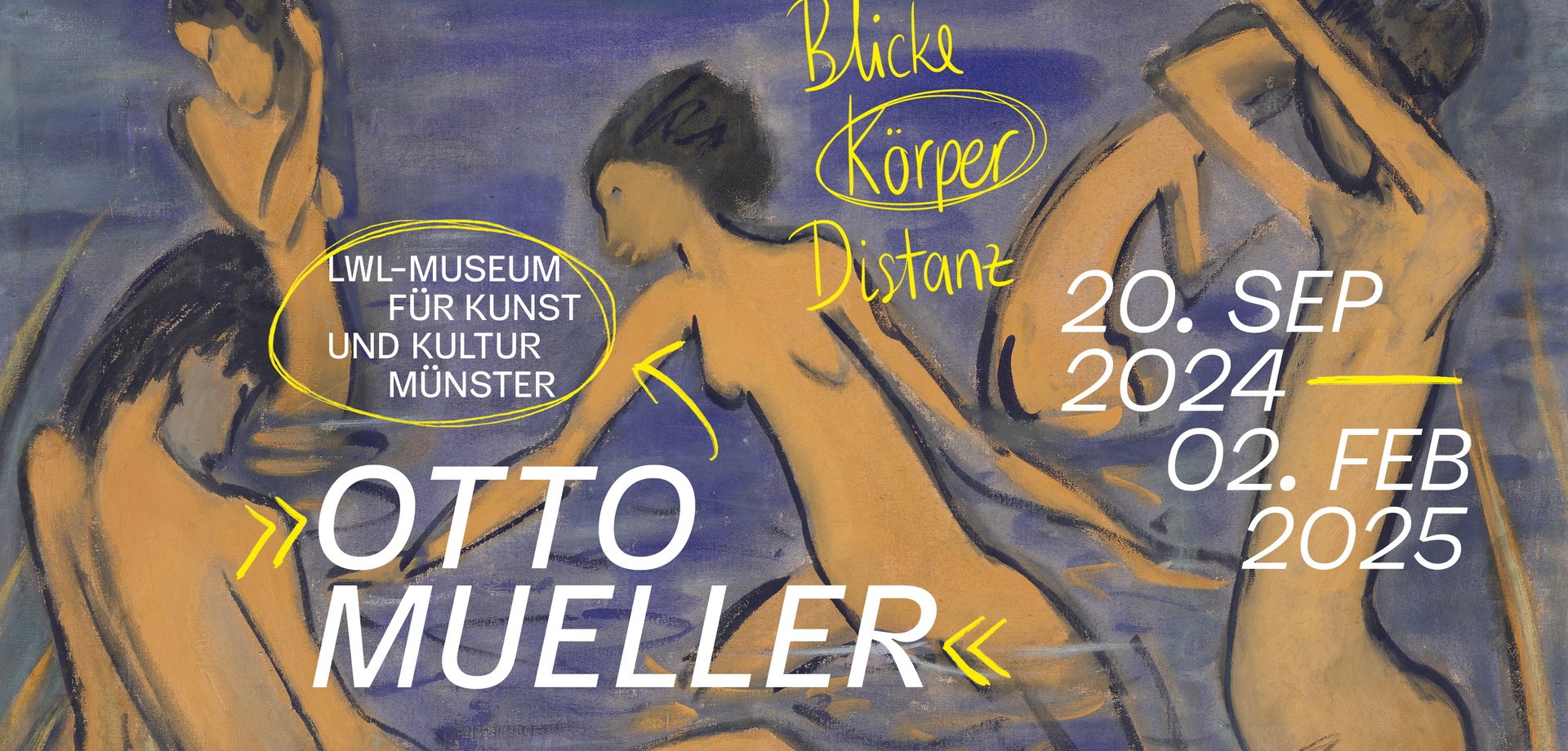 Ausstellungsgrafik Otto Mueller