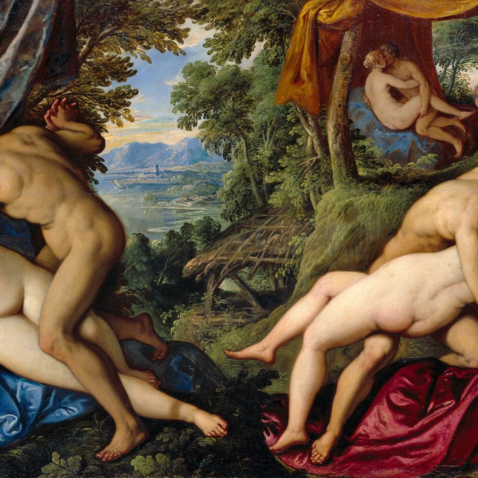 Pauwels Franck, gen. Paolo Fiammingo, aus der Serie »Amori«: »Il frutto dell’amore«, 1585/89. © KHM-Museumsverband (vergrößerte Bildansicht wird geöffnet)