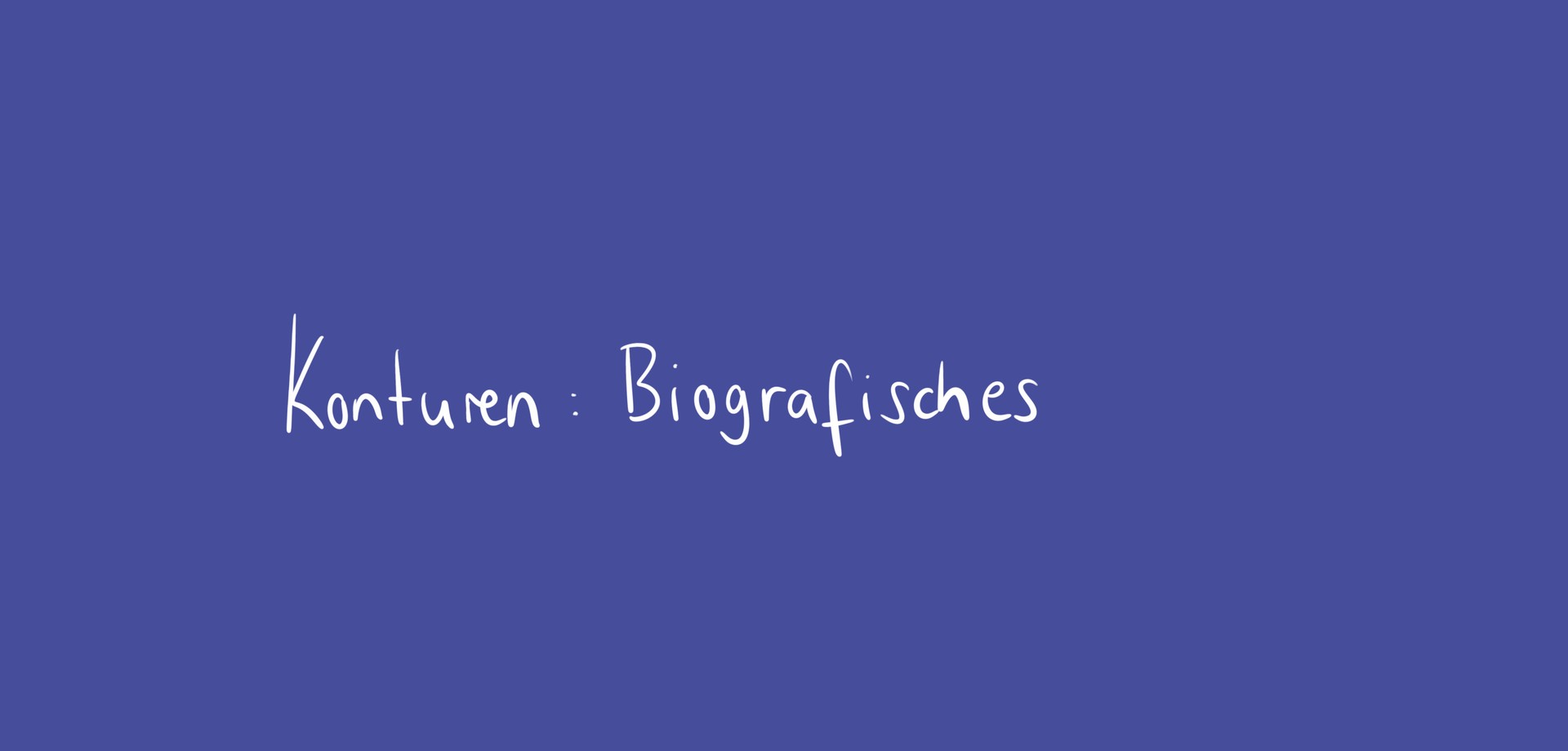 blaues Farbfeld