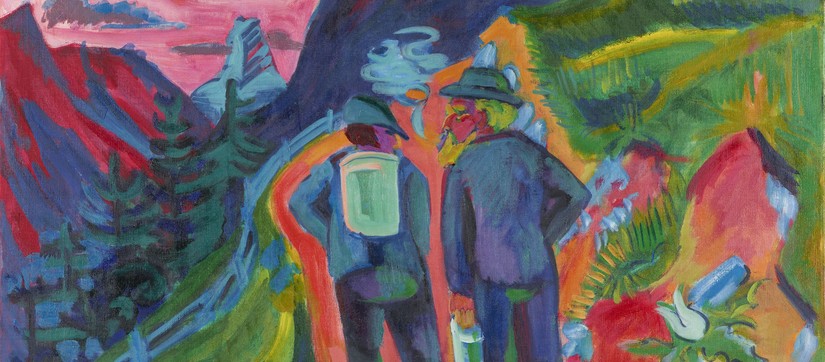 Alpweg nach dem Gewitter von Ernst Ludwig Kirchner
