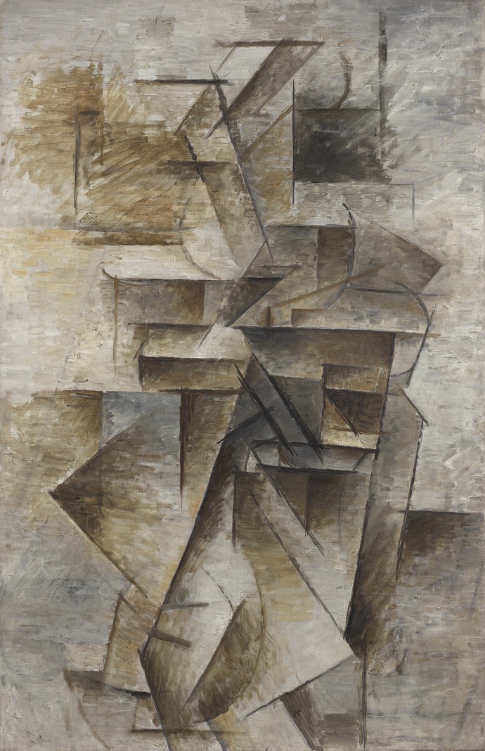 Pablo Picasso, Frau mit Mandoline (Femme à la mandoline), 1910