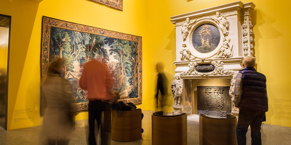 Ein Raum aus dem Museum mit Werken aus dem Barock.