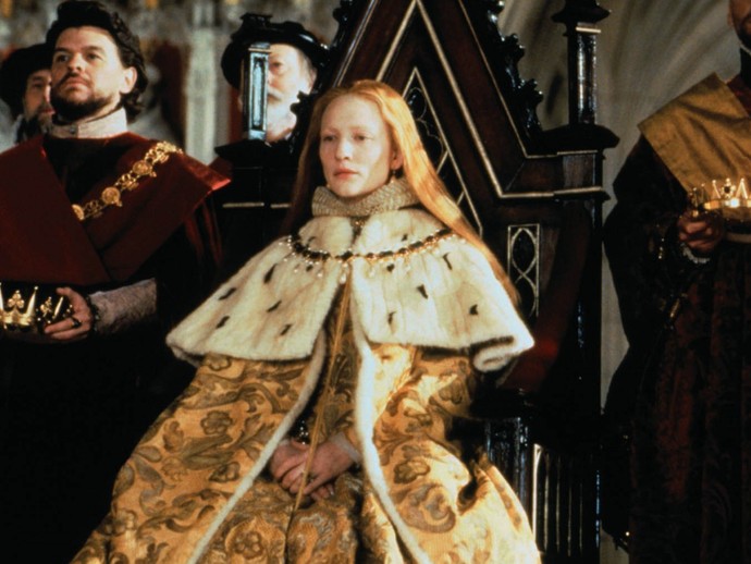 Filmstil von dem Film "Elizabeth" aus dem Jahr 1998 (vergrößerte Bildansicht wird geöffnet)