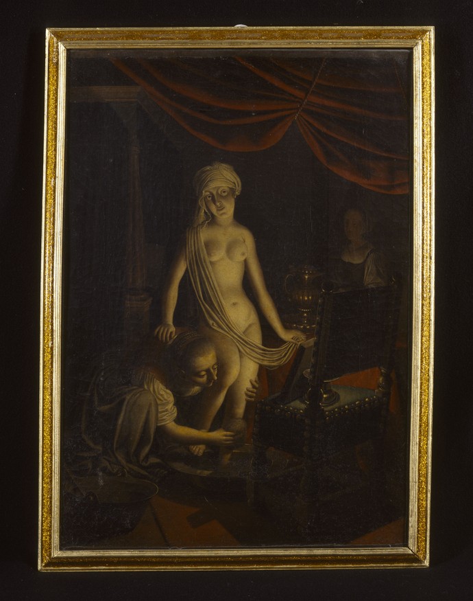 Gemälde einer nackten Frau, die ein Bad nimmt (Foto: Die Chronologische Sammlung der Dänischen Könige, Schloss Rosenborg, Kopenhagen)