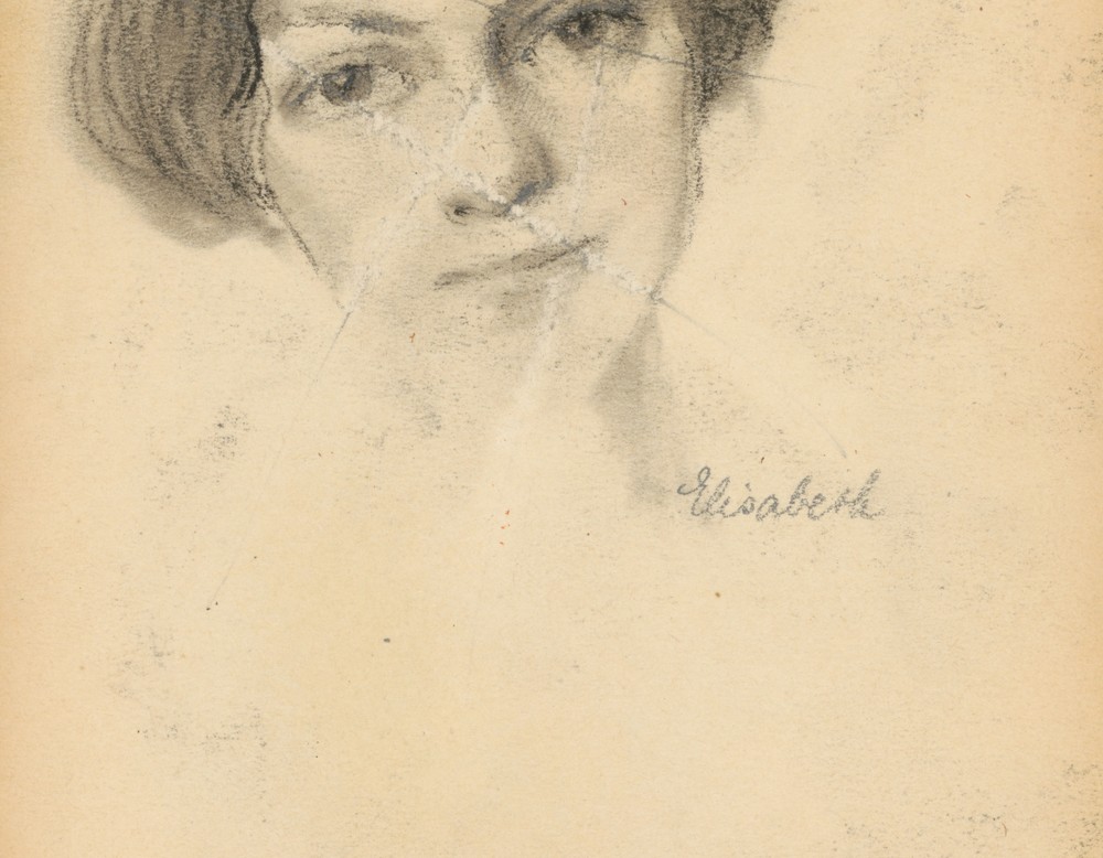 August Macke, Bildnis Elisabeth Gerhardt (Skizzenbuch Nr. 5 B, S. 07), 1907, LWL-Museum für Kunst und Kultur, Foto: LWL