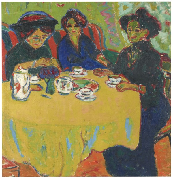 Ernst Ludwig Kirchner, Kaffeetafel