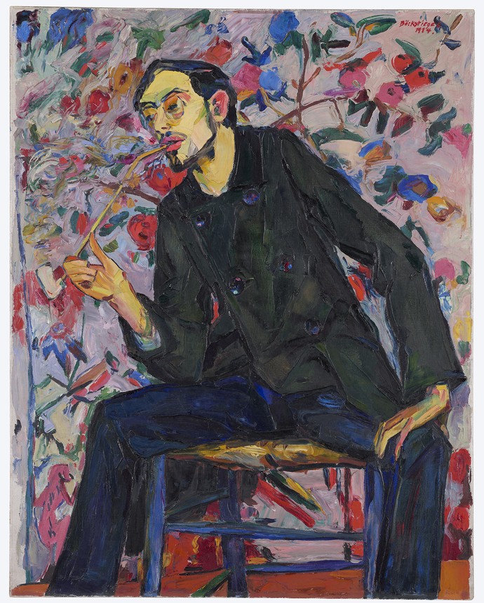 Bildnis des Malers Conrad Felixmüller (1914 )