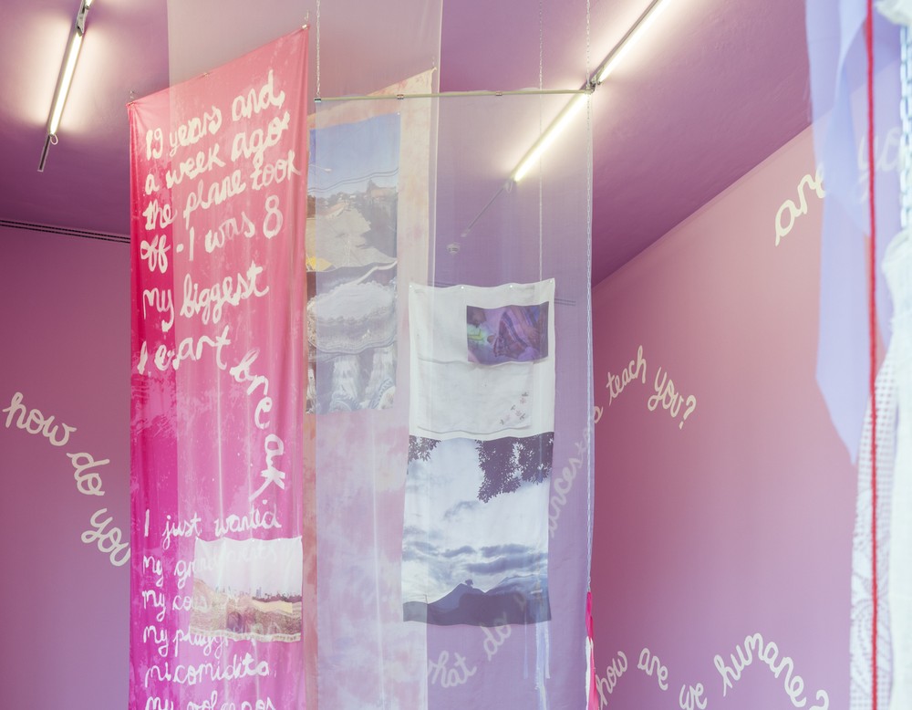 Installationsansicht von Maria Renee Morales Garcia