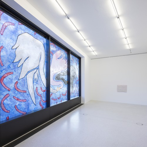 Ausstellungsansicht von Pauline Stopps "Love is magic"