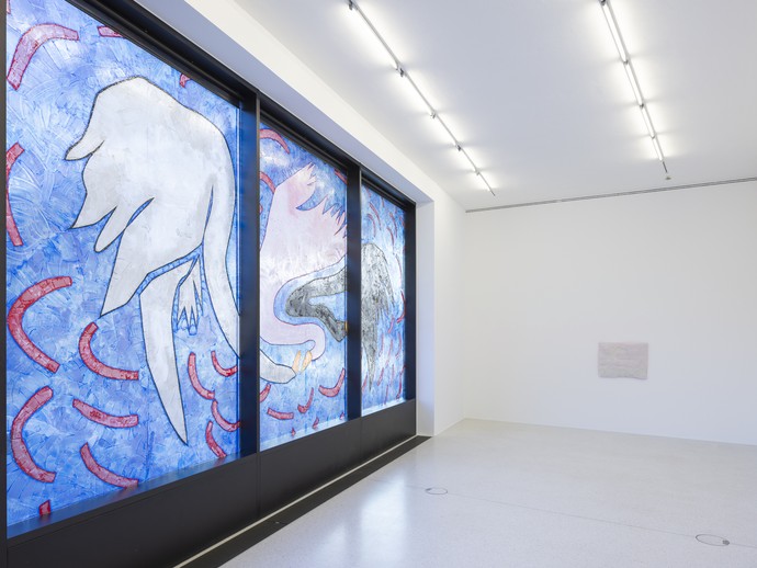 Ausstellungsansicht von Pauline Stopps "Love is magic"