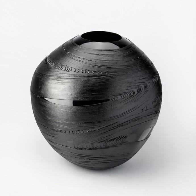 Objekt „Swaying Vessel 17“, Trockenlack, Noguchi Ken, Japan, 2019 (Enlarged picture view opens)