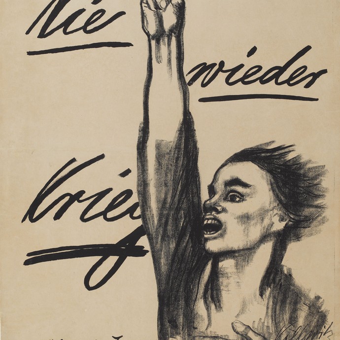 Käthe Kollwitz, Nie wieder Krieg, 1924. © Käthe Kollwitz Museum Köln (vergrößerte Bildansicht wird geöffnet)